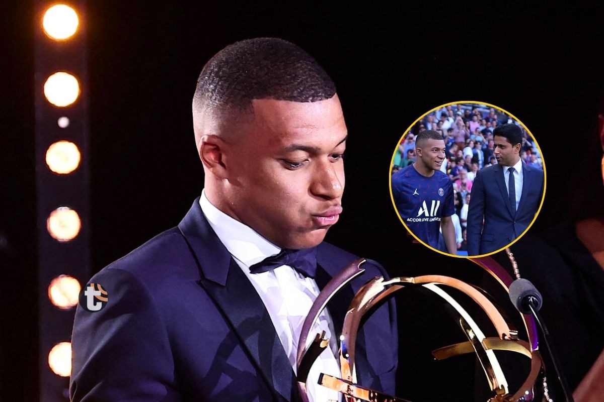 Mbappé fue premiado como mejor jugador de la Ligue 1 en medio de rumores de pelea en PSG (Foto: AFP)