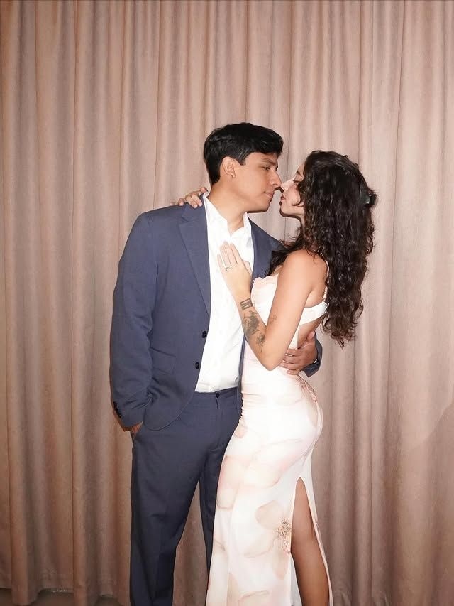 Carla Campos-Salazar, la novia de Curwen, también es conocida en las redes sociales. Fotos: Instagram