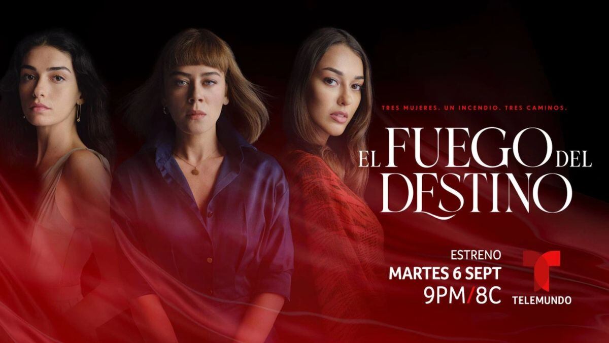 Para ver “El fuego del destino”, los televidentes podrán sintonizarla en vivo cada noche o ponerse al día a través de la app Telemundo (Foto: Telemundo / Instagram)