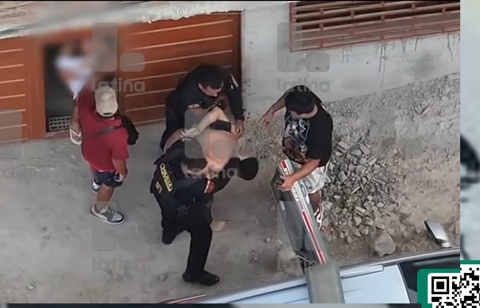 'Franklin' fue detenido por la policía (Captura: Latina)