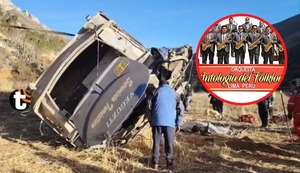 Tragedia en Tarma: bus de agrupación ‘Antología del Folklore’ cae a abismo y mueren 8 personas