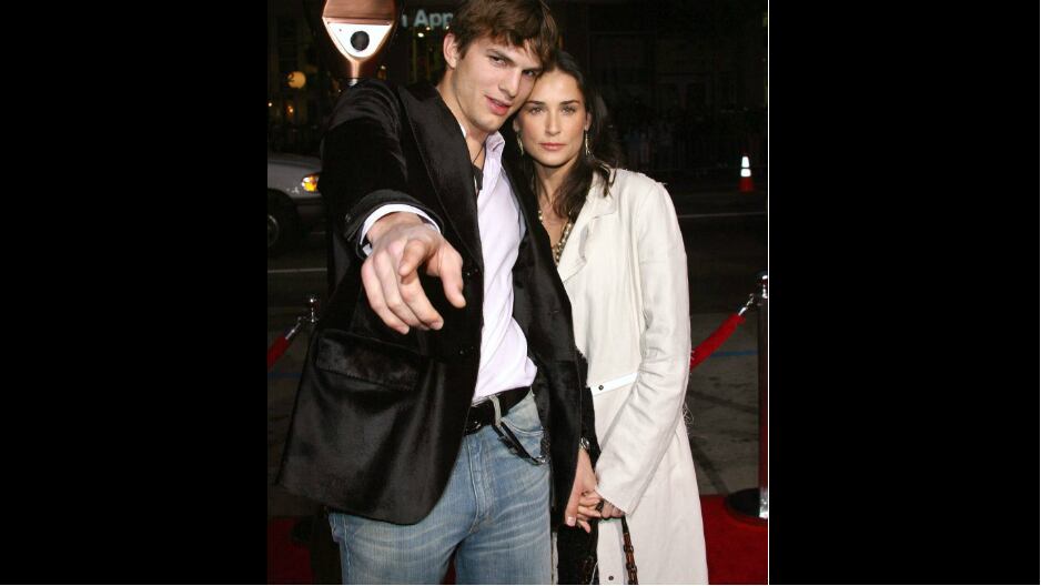 Kutcher y Moore (Foto: EFE)