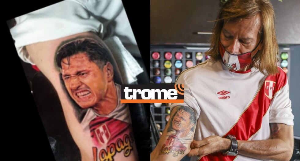 Héctor, el hincha peruano que tiene tatuados a Gianluca Lapadula y al 'Tigre' Gareca en su piel. (Entrevista: Isabel Medina / Foto:; Julio Reaño / Trome)