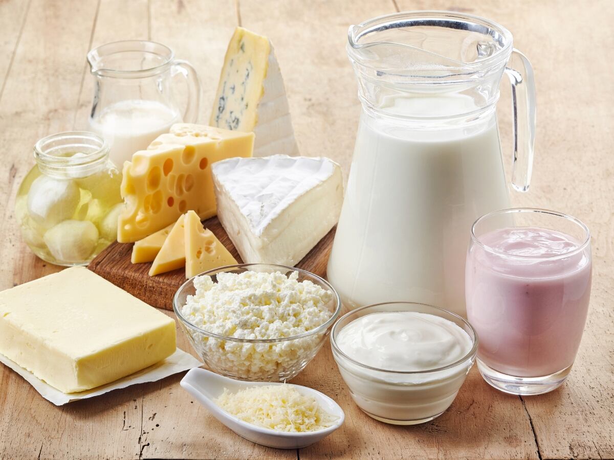 Productos lácteos no deben mezclarse con alimentos o comidas ricas en hierro. Foto: Istock.