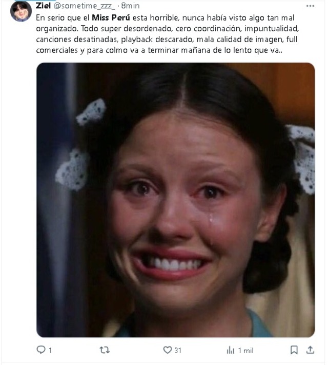 Miss Perú 2024 memes