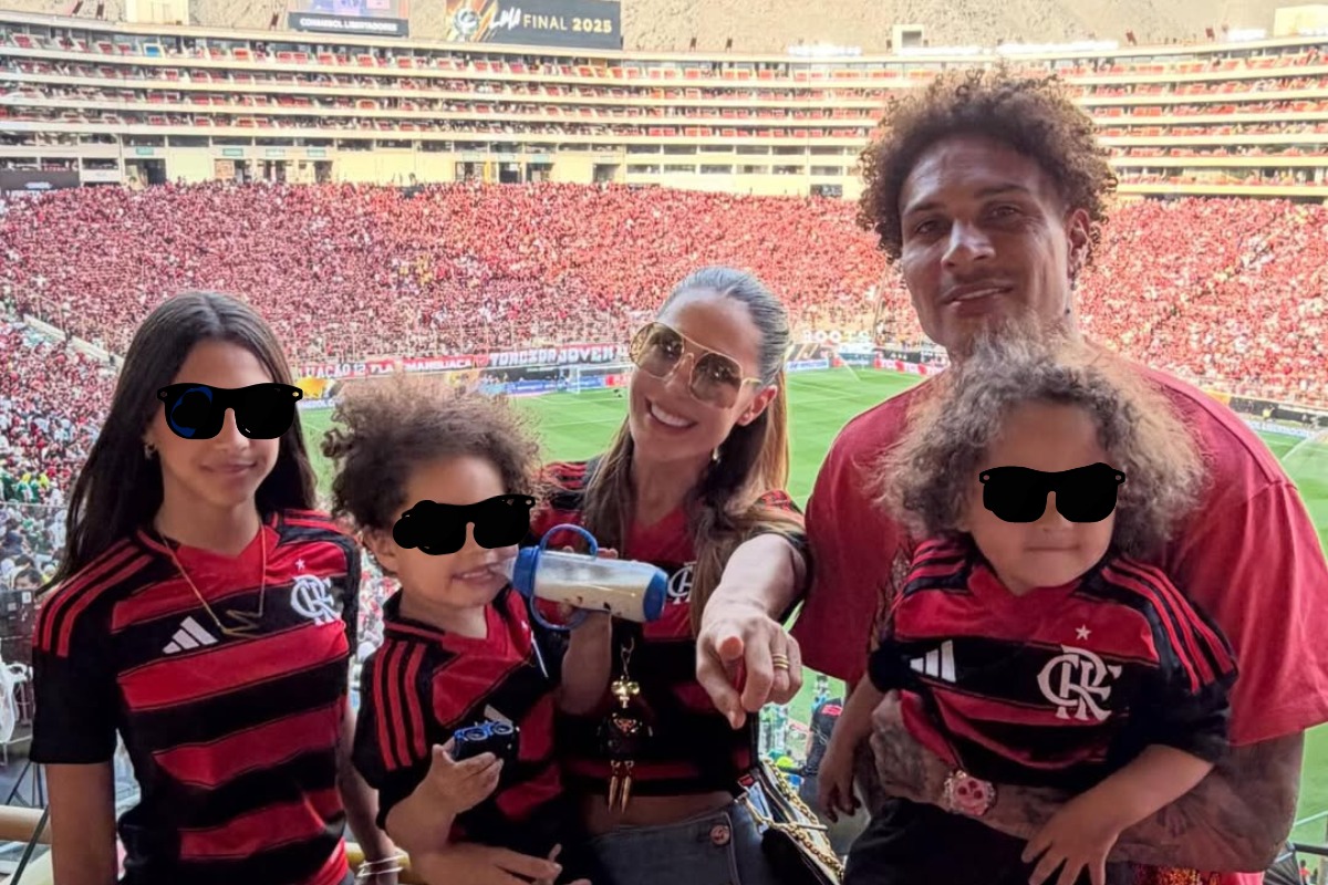 Paolo Guerrero celebró el título del Flamengo en el Monumental. (@guerrero9)