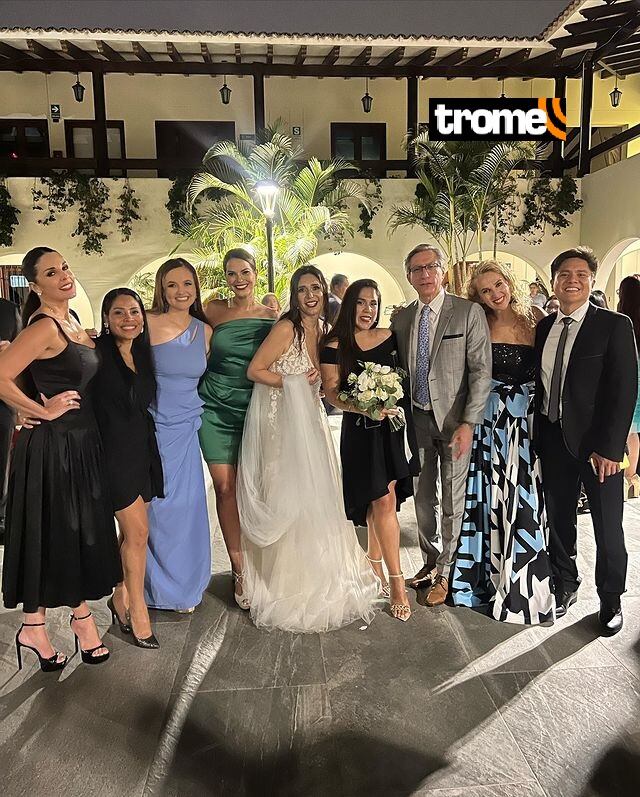 Los invitados al matrimonio de Verónica Linares. Foto: Instagram