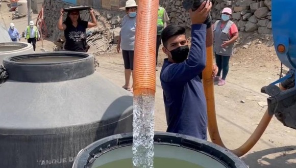 Conoce los puntos de abastecimiento de Sedapal ante corte masivo de agua en Lima. Foto: EFE