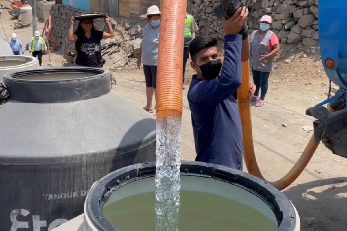 Conoce los puntos de abastecimiento de Sedapal ante corte masivo de agua en Lima. Foto: EFE