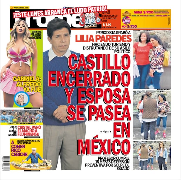 PORTADA TROME MIÉRCOLES 28/06/2023