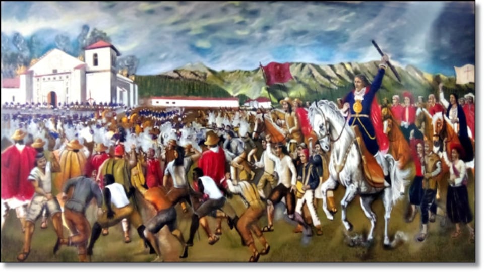 La rebelión de Túpac Amaru II marcó un episodio clave en la historia de Puno y en la devoción a la Virgen de la Candelaria. Foto: Internet.