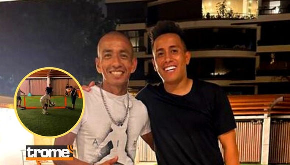 Christian Cueva velve a trabajar con coach fisico (video: @cueva10oficial)