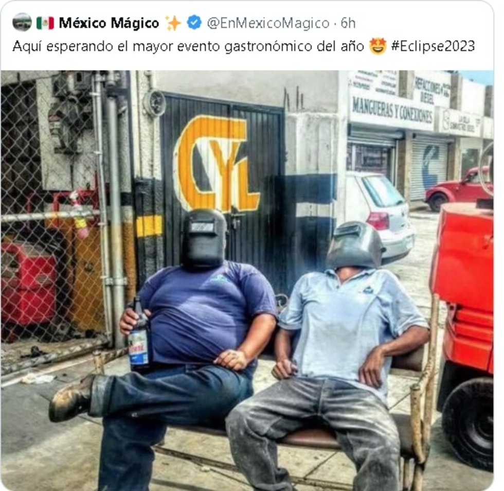 Cibernautas bromearon sobre expectativa por el eclipse solar.