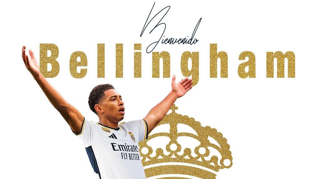Jude Bellingham firmó por Real Madrid hasta el 2029 y buscará ganarse un lugar dentro del esquema de Ancelotti.