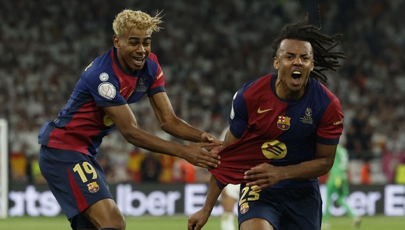 Jules Koundé puso en ventaja 3-2 al Barcelona vs Real Madrid. (Video: América TV)