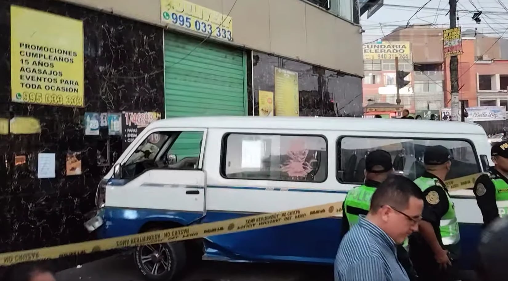 El ataque ocurrió en el cruce de la avenida Belaunde y Túpac Amaru. Foto: captura Facebook/CPN Noticias