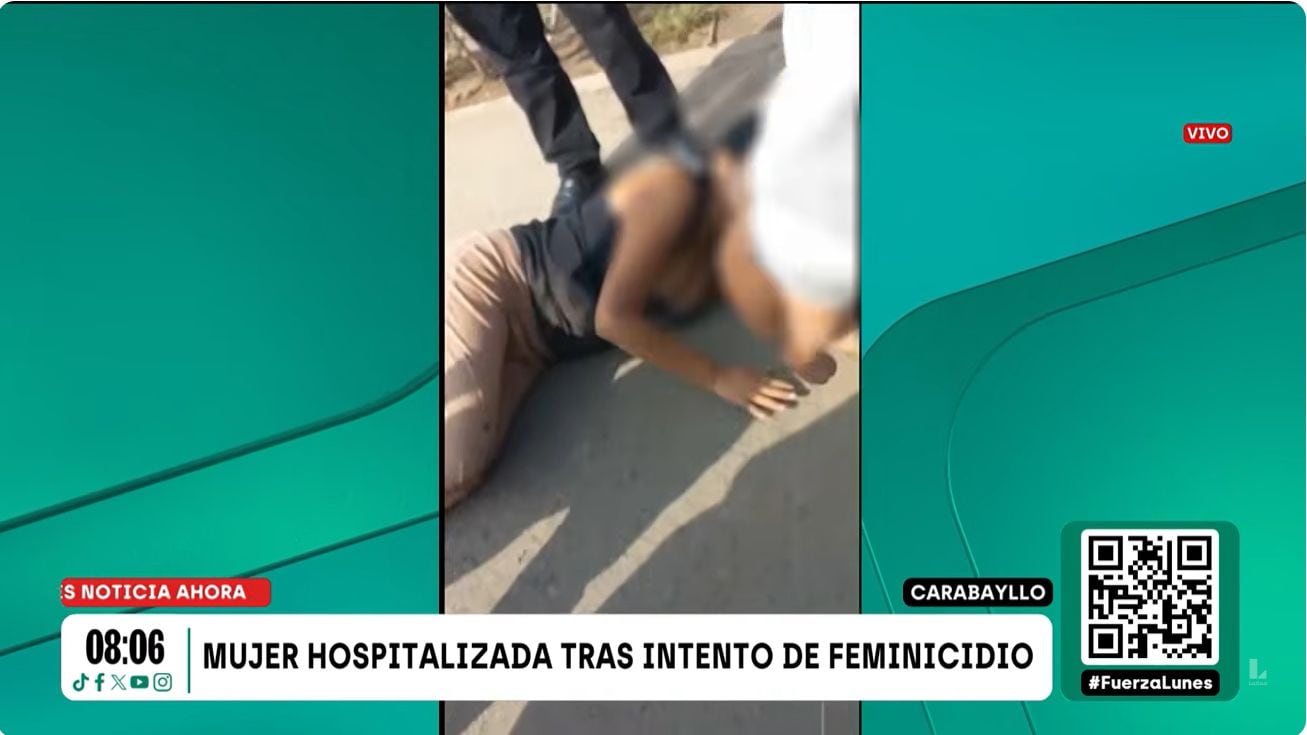 Mujer permanece hospitalizada con graves heridas. Foto: Latina