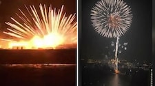 Incendio en barcos cancela show de fuegos artificiales en Yokohama