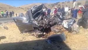 Puno: Camión choca contra auto y mueren 2 pasajeros en la Panamericana Sur