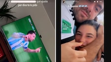Macarena Vélez y Juan Ichazo celebran agónico triunfo de Argentina