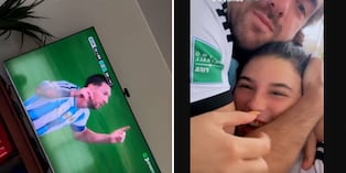 Macarena Vélez y Juan Ichazo celebran agónico triunfo de Argentina