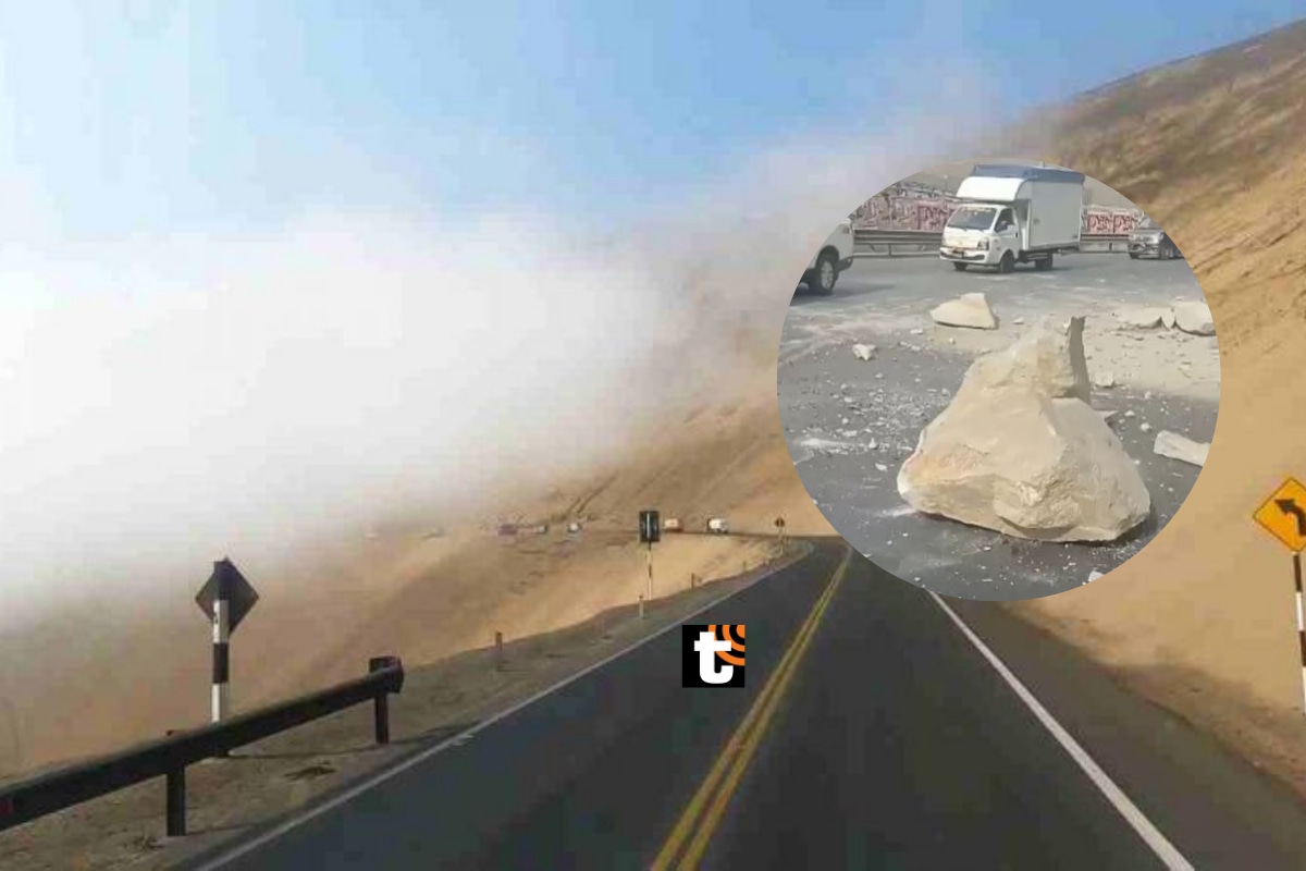 Sismo de 5.4 produjo desplazamientos de tierra y roca en Pasamayo y Ate.