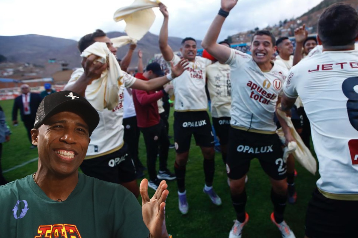 Cuto Guadalupe celebra el triunfo de Universitario