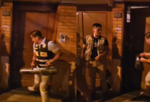 operativo en la casa de Dina Boluarte