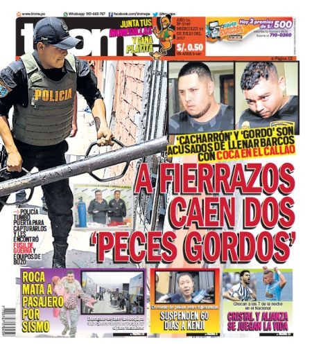 A fierrazos caen dos 'peces gordos'