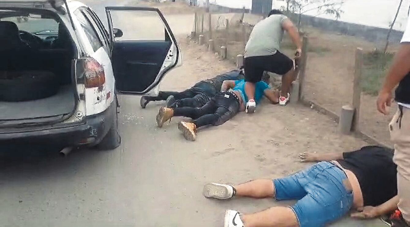 Asaltantes son capturados en Lurín