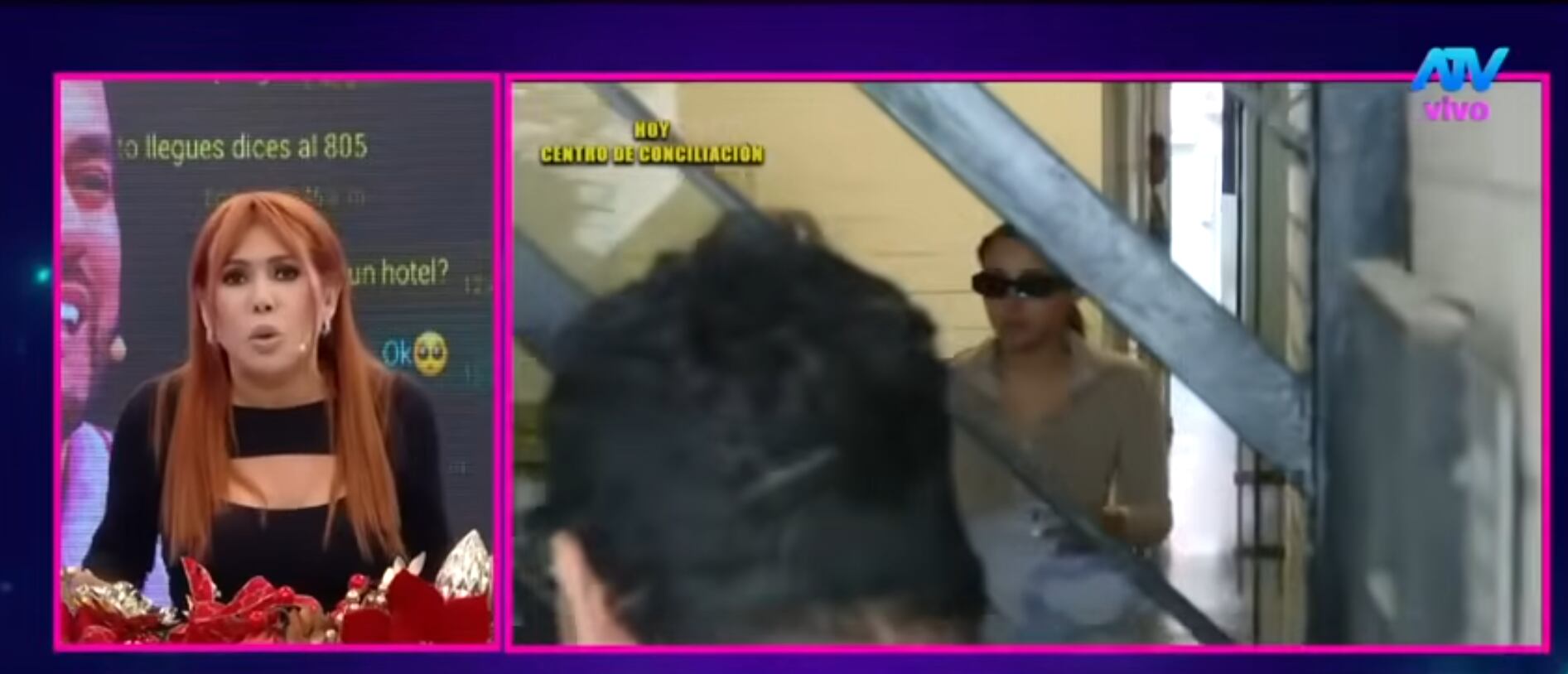 Conductora lanzó fuertes críticas contra Samahara Lobatón. (Fuente: ATV)