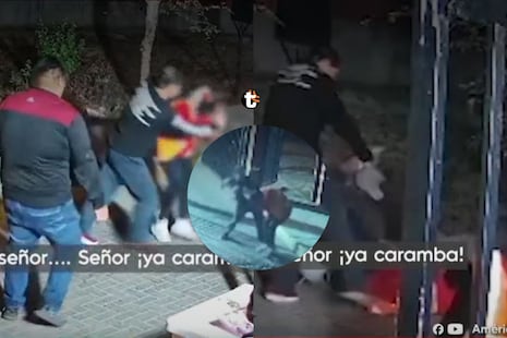 ¡Violenta golpiza en condominio de Piura! Policía en retiro atacó a vigilante tras discusión por una mang...