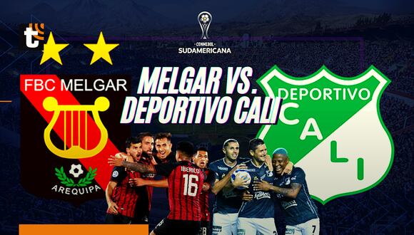 Melgar vs. Deportivo Cali: apuestas, horarios y canales TV para ver el partido por la Copa Sudamericana