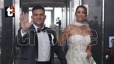 ¡Christian Domínguez y Karla Tarazona se casaron! Primeras imágenes antes y después de darse el ‘sí’