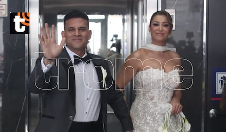 ¡Christian Domínguez y Karla Tarazona se casaron! Primeras imágenes antes y después de darse el ‘sí’