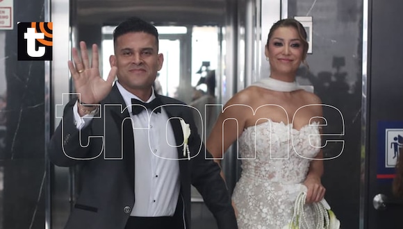 TROME - Christian Domínguez y Karla Tarazona se casaron. VIDEO: TROME