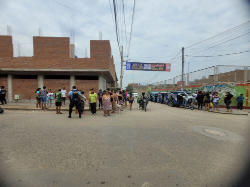 Vecinos están aterrados. Fotos: Andina.