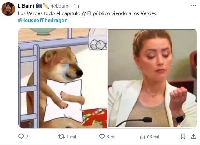 No te pierdas los más divertidos memes del segundo episodio de House of the Dragon.