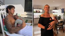 Hugo García comparte tierna foto de su mamá junto a su hijo Koa: “Cuánto soñé este momento”