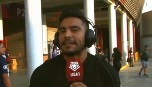 Rafael Cardozo debutó como reportero en el Súper Clásico Alianza Lima vs. Universitario