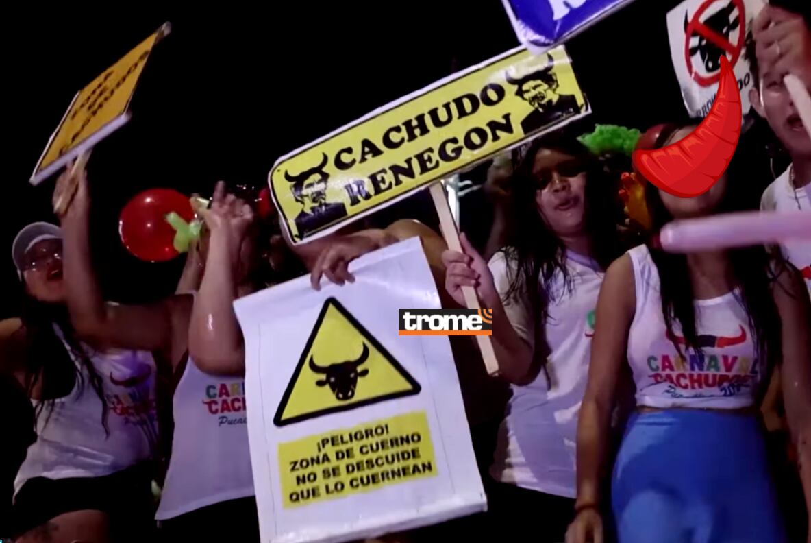 Entre carnavales, en Perú, los pucallpinos tienen desde hace varios años una los 'cachudos' y cada vez más personas asisten a la celebración. (Entrevista: Isabel Medina / Trome).