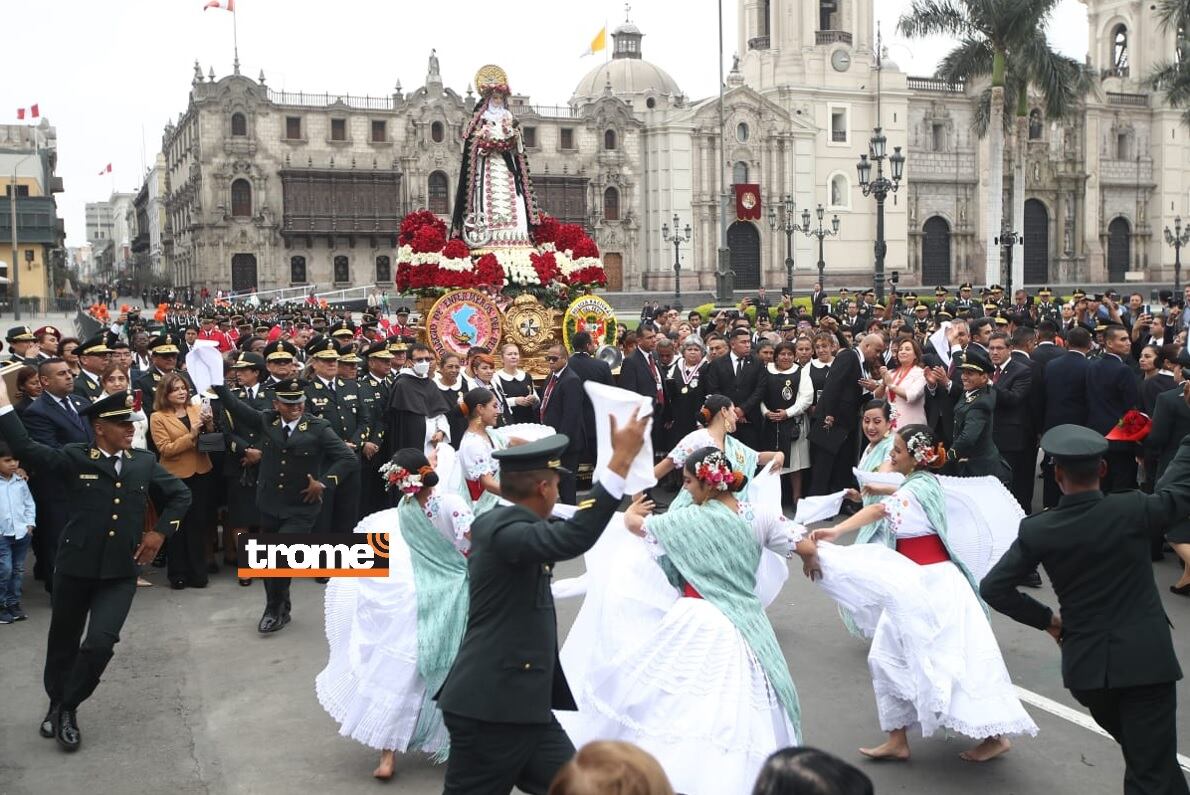 Diversos homenajes y expresiones por nuestra santa limeña. (Entrevista: Isabel Medina / Foto: Jorge Cerdán / Compos. Trome).