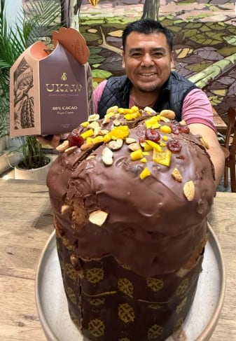 Un panetón con el mejor cacao de la selva, ideal para estas fiestas.