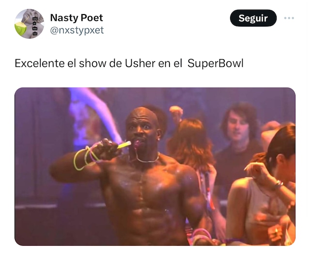 TROME | Los memes del 'halftime show' de Usher en el Super Bowl 2024 (Fotos: Twitter)