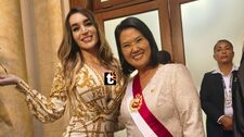 ¡Imágenes exclusivas! Fátima Flórez y Keiko Fujimori protagonizan curioso momento tras su encuentro en Palacio