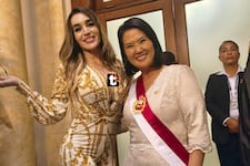 ¡Imágenes exclusivas! Fátima Flores y Keiko Fujimori protagonizan curioso momento tras su encuentro en Palacio