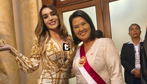 ¡Imágenes exclusivas! Fátima Flórez y Keiko Fujimori protagonizan curioso momento tras su encuentro en Palacio