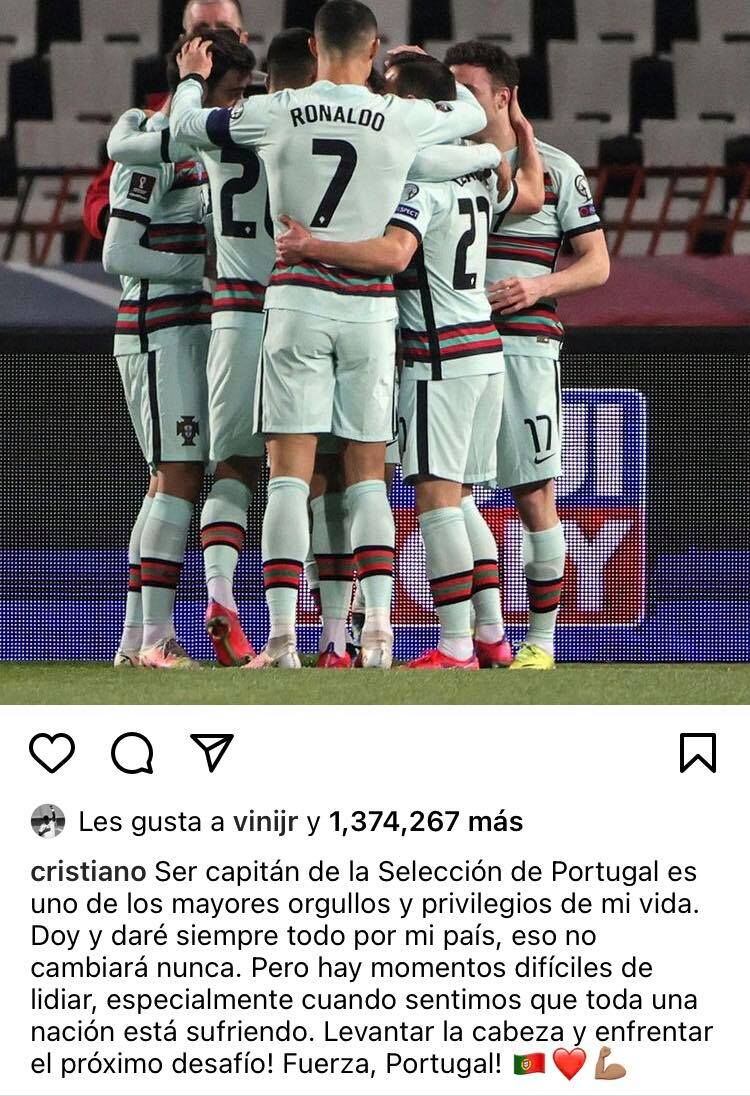 Cristiano Ronaldo en Instagram
