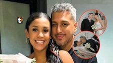 ‘Richavo’ y Katya Mosquera se casaron por civil en íntima boda organizada en tres semanas