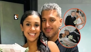 ‘Richavo’ y Katya Mosquera se casaron por civil en íntima boda organizada en tres semanas